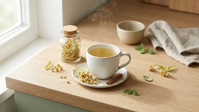 Té de tilo con canela